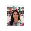 Set De 10 Diademas Con Moño De Bandera De México