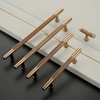 Asidrama 10 Pack 6.3 Inch(160mm) Knurled Champagne Bronze Kitchen Cabinet