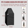 Kegerator Cover Waterproof Dust-proof Keg Beer Cooler Cover 24.5 x