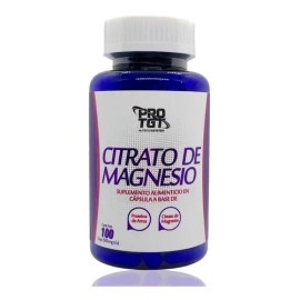 Citrato Magnesio 100 Cápsulas Protgt Apto Veganos Sabor