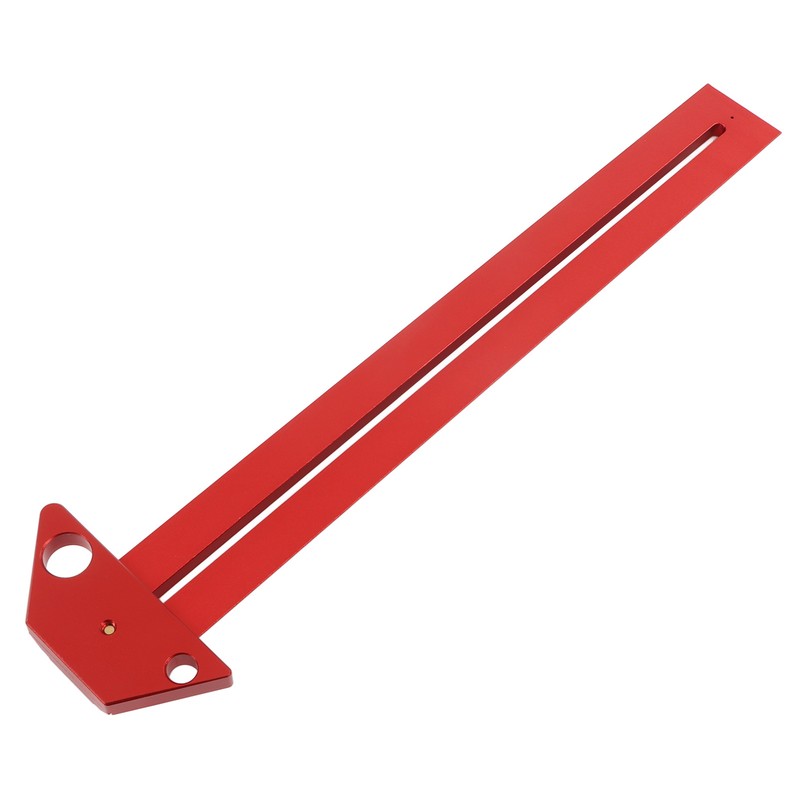 Woodworking T Track Ruler Multifunctional Aluminum Alloy Portable Wood Measuring