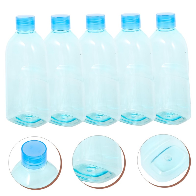 ORFOFE 5pcs Small Liquid Bottles Portable Multi Function Eyecare Dropping