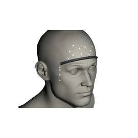 Veo Strip | Sweat-Diverting, Adhesive Strips That Channel Sweat Away from Your Eyes and Glasses | Non-Absorbent for Unlimited Capacity (Black 30)