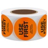 Hybsk USE First Stickers Restaurant Food Service FIFO Label 1.5