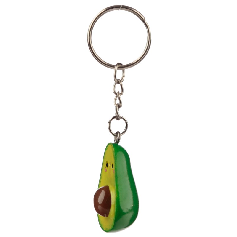 Fun Collectable Set of 2 Avocado Keyrings