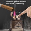 Lighters Cigar Lighter 4 Torch Jet Flame, Desktop Quad Flame