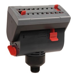 Eden 16028 4-Way Adjustable Mini Turbo Oscillating Sprinkler Head for Lawn and Garden; 1/2 Inch Thread Connector Fits for Most Garden Tool Base