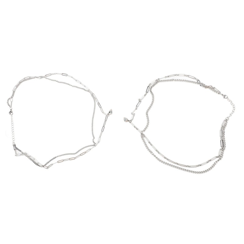 Magnetic Heart Bracelet Adjustable Personality Stackable Steel Magnetic Heart Couple