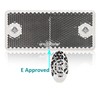DARKGUARD Reflectors,Stick On Reflector White Rectangula Rear Reflectors Screw Fit