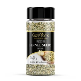 GranAroma Fennel Seeds, 2 oz, Whole Seeds, Light Flavor, Cooking & Baking