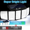 AmeriTop Solar Lights Outdoor 300 LED 7000K Motion Sensor Lights