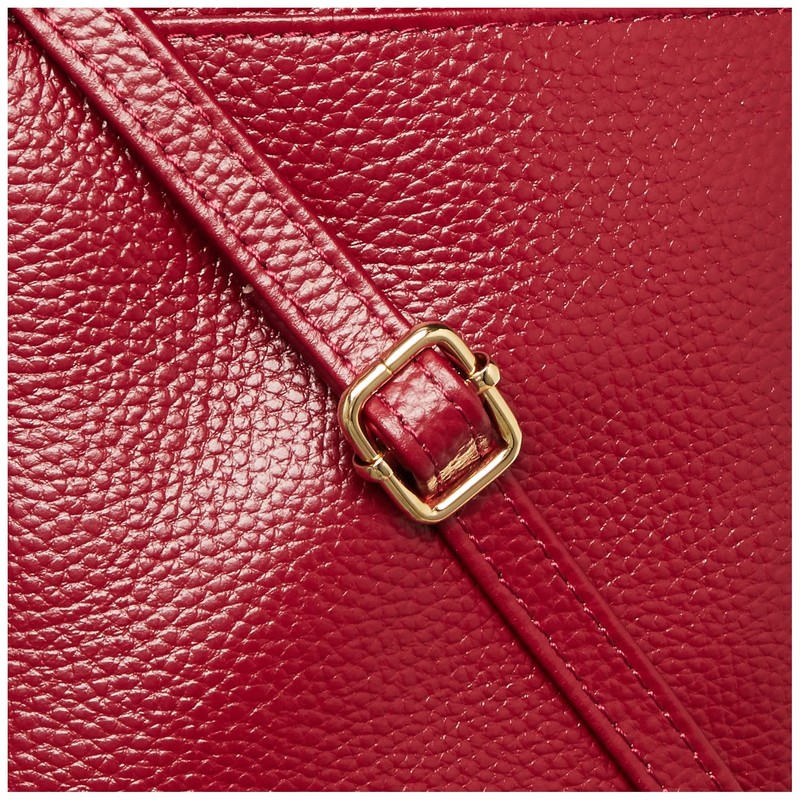 Kuko 2313111303 Shoulder Bag, Shrink Leather, Vertical Mini Shoulder Bag,