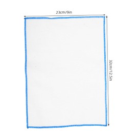 FRCOLOR Flute Cleaning Cloth Cotton Gauze Soft Dual Side Instrument Wiping Cloth for Wind Instrument Maintenance Gentle Scratch Resistant for Flute Clarinet Saxophone Care