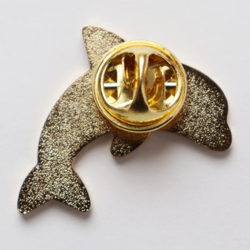 Dolphin Pin Badge Cute Iraka Pins Aquarium Fish Goods, Alloy