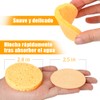COTIACCV 50 Esponjas Faciales Comprimidas, Esponja Exfoliante Facial, Fibra Comprimida