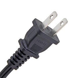 Cable de alimentación de CA corto, Ancable de 0,3 m, 18 AWG Figura 8, cable de alimentación universal compatible con cargadores de batería de cámara, TV, computadora, monitor, proyector, impresora,