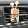 6 Pack,8ml Car Outlet Essential Oil Diffuser,Empty Clear Glass Car