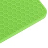 5Pcs Silicone Trivet Mat Square Round Honeycomb Hot Pad Non