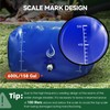 LANUEVA 158 Gal/600L Portable Water Storage Bladder, 1000D PVC Foldable