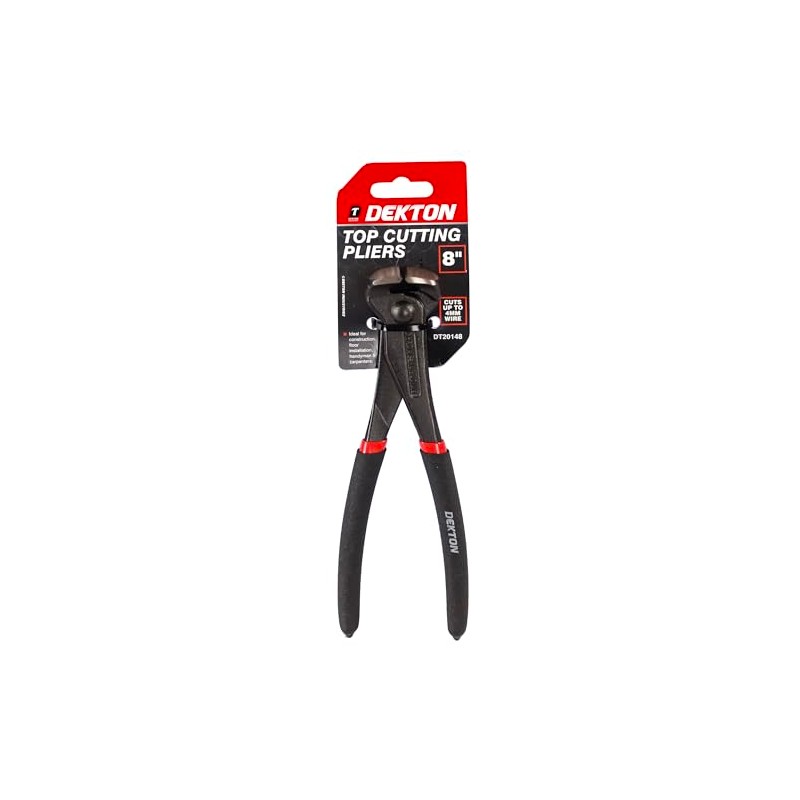 Dekton Pro Top Cutting Plier 8in/200mm-High-precision Cutting Tool For Wire,