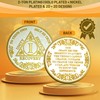 1 Year Sobriety Coin | Alcoholics Anonymous Medallion One Year
