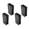 YXQ Glass Clip Strike Plate Magnetic Rectangular Glass Clamp for