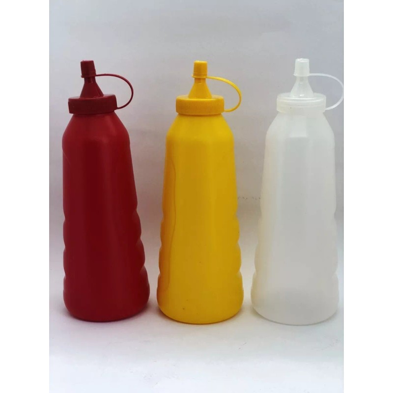 Mostasera Mostacero Botella Dispensadora Cátsup Mayonesa 500