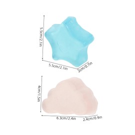 Ipetboom Handmade Facial Cleansing Soap 2 Pieces Compact Skin Care Soap Blocks for Oil Control and Deep Cleaning Suitable for Home Use and Beauty Treatments