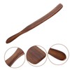 VOSAREA Elegant Wooden Long Handle Spurtle Roti Flier En Sourdough
