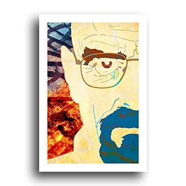 Breaking Bad Treading Lightly - Walter White Jesse Pinkman - 13x19 Original Minimalist Art Poster Print