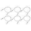 M METERXITY 1.5mmx30cm Lanyard Security Cable Ropes 6pcs, Apply to