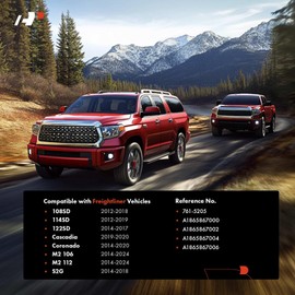 A-Premium Front Left Driver Side Interior Door Handle Compatible with Freightliner 108SD 2012-2018, 114SD 2012-2019, 122SD 2014-2017, Cascadia 2019-2020, Coronado 2014-2020, M2 106, M2 112, S2G, Black