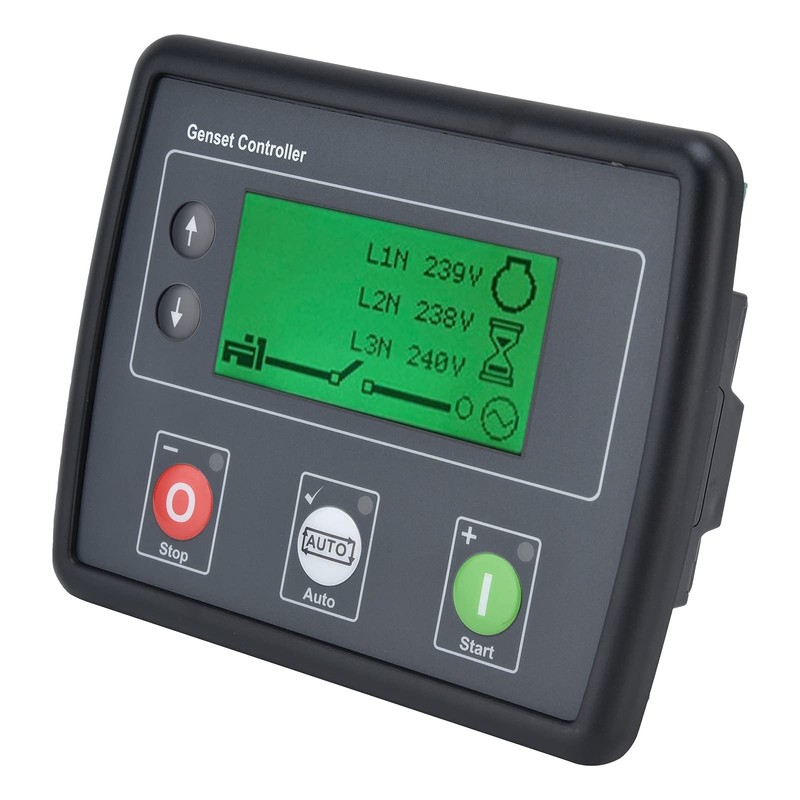Luqeeg DSE4510 Generator Controller, LCD Display Generator Genset Controller, Auto