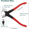 KEWAYO Hose Clamp Plier, 7 Inch Multi-purpose Heavy Duty CV