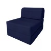 Danfuton Navy Sleeper Chair Folding Foam Beds, Portable Sleepover Sofa