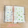 Audiophan Clear A6 Binder Cover Gold 6 Ring PVC Loose