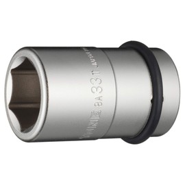 Tone 8A-33T Tire Socket for Impact - 1 inch (25.4 mm) Insertion Angle - 1.3 inches (33 mm) - Side Width