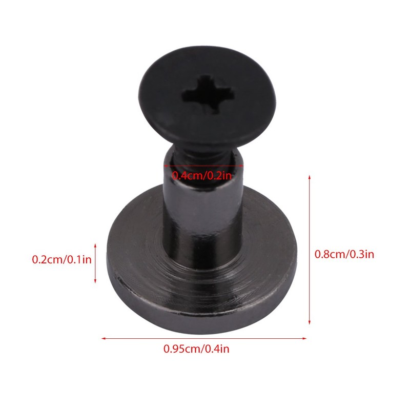 Wytino Brass Rivet, 20sets Rivet Buttons Press Studs Brass Flat