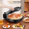 AMZMOON Pizza Oven Indoor Portable 12" Countertop Pizza Maker Machine