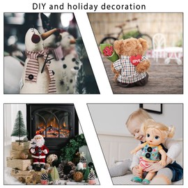 160 Pcs Mixed Sewing Buttons, Black Buttons for Crafts, 4-Hole Buttons for Sewing, 5 Sizes, Buttons Black, White Button, Small Black and White Buttons, Black Sewing Buttons, Round Craft Buttons