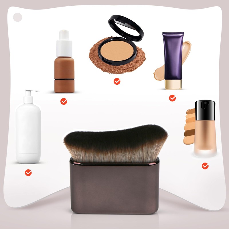 UNIMEIX Sunscreen Brush Self Tanner Brush Kabuki Brush Sunscreen Applicator