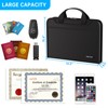 Fireproof Document Organizer,A4 Folder,Portable Expanding File Folder with Multi-Pockets,13 Pocket