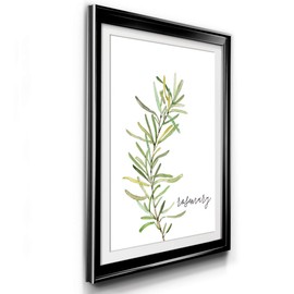 Renditions Gallery Fresh Sprig Rosemary Premium Black Framed Print, Ready to Hang, Made in America Print Black Frame