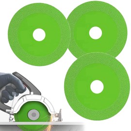 MCSWKEY Disco de Corte de Diamante, 3 Piezas Disco para Corte de Vidrio Motortool, Ultrafino 1mm Hoja de Sierra Circular de Diamante para Vidrio, Piedra, Cerámica, Abrasivos de Metal Disco de Corte