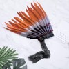 Vaveren Artificial Feather Headdress Men Women Indian Headdress for Dance