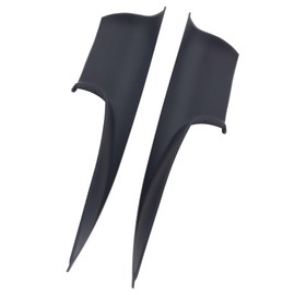 HISports Door Handle Cover Compatible with 7 Model (2008-2014) - Door Handle Inner Trim Set for Front Left & Right - Black, ABS + PC