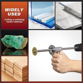 PVC Pipe Inside Cutter with Diamond Grit Wheel – Adjustable 7" Depth, Fits 1.5"–8" Pipes, 1/4" Hex Shank for Drills & Impact Drivers