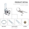 Uenhoy 6 Pack Cam Locks, Keyed Alike - 3/4" (20mm)