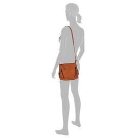 TOM TAILOR Caia Women's Shoulder Bag, Crossbody Bag, Medium, cognac brown
