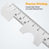 Ezyaid Metal PD Ruler - Pupillary Distance Ruler with Instructions